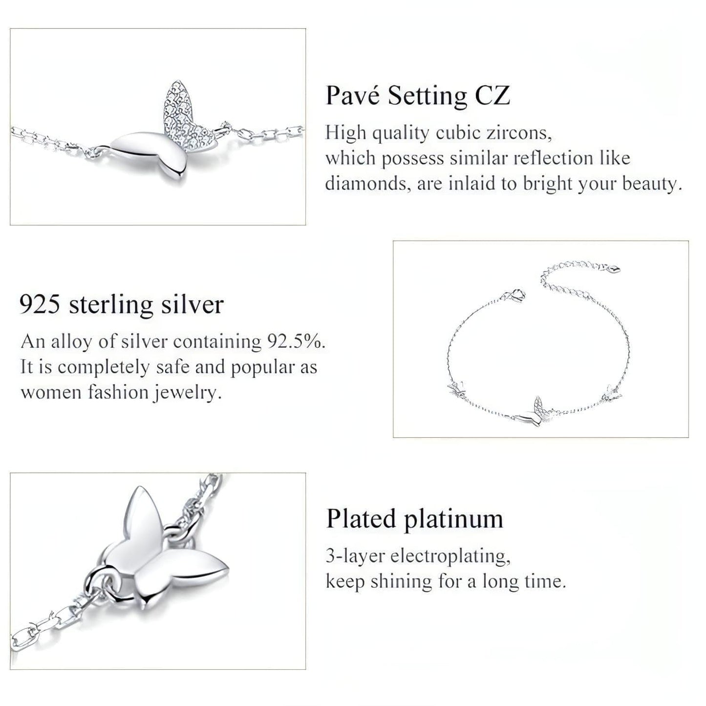 Butterfly Bracelet | GirlyDonna