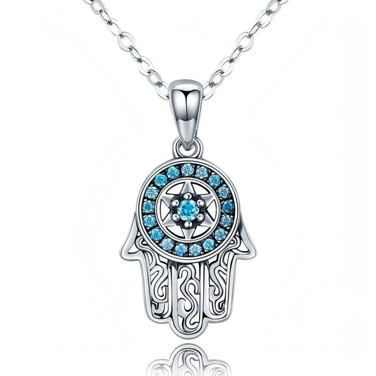 Hamsa Necklace |  GirlyDonna